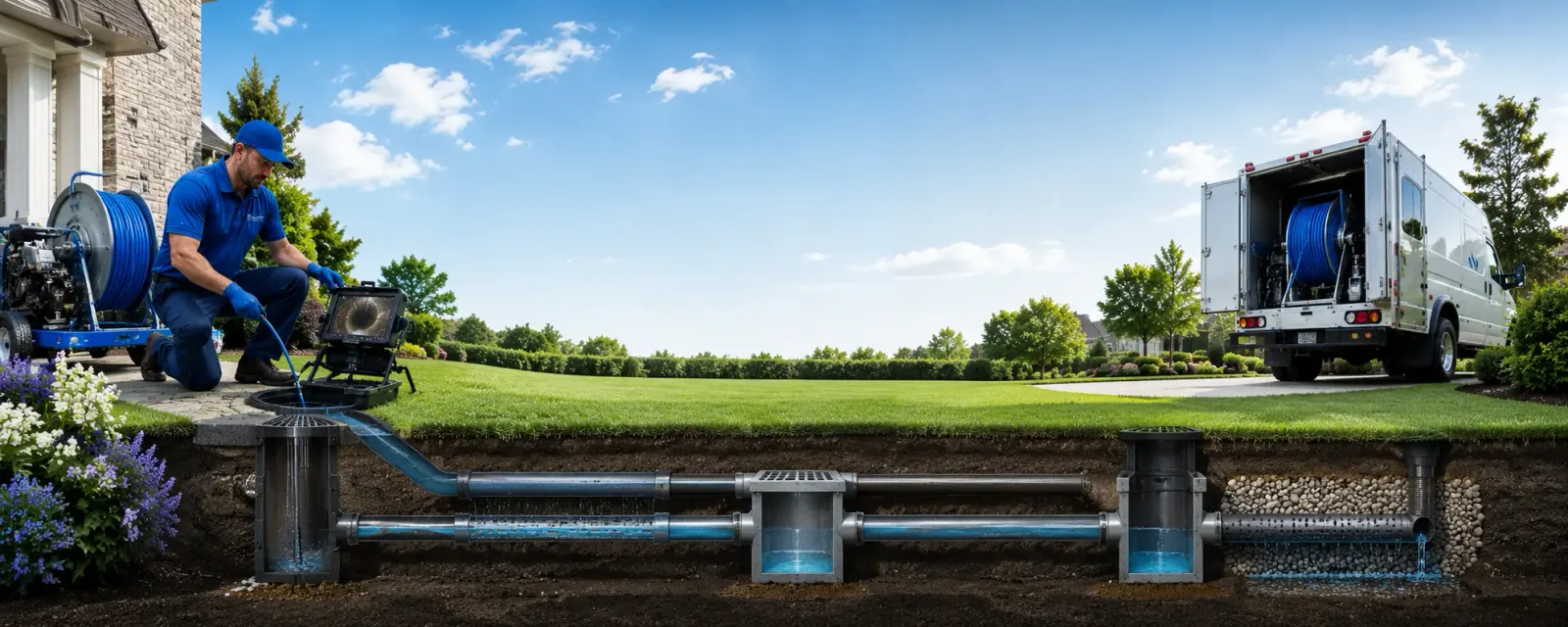 Outdoor drain cleaning information for Elliott, IL